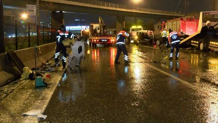 Alkollü sürücü dehşet saçtı! Ataşehir’de zincirleme kaza