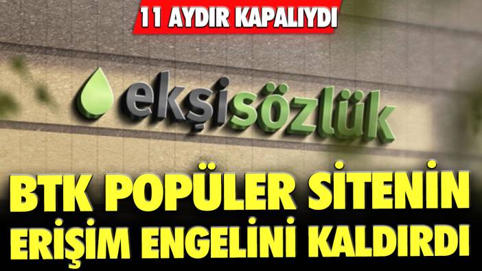 11 aydır kapalıydı: BTK popüler sitenin erişim engelini kaldırdı