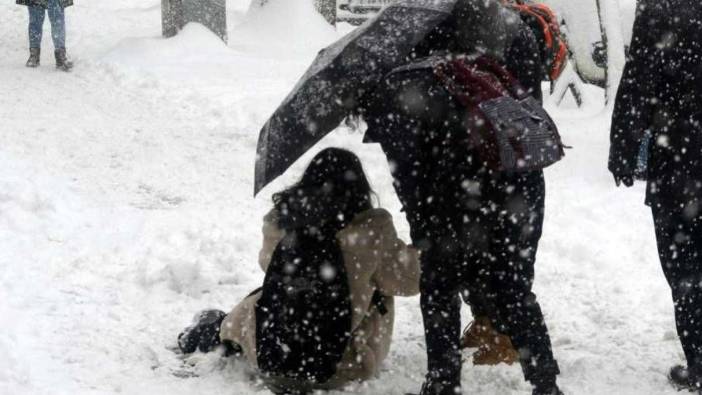 Buzlu ve karlı havalarda düşme ile sakatlanma riskine dikkat