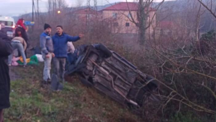 Uçuruma yuvarlanan araçtaki bebek hayatını kaybetti