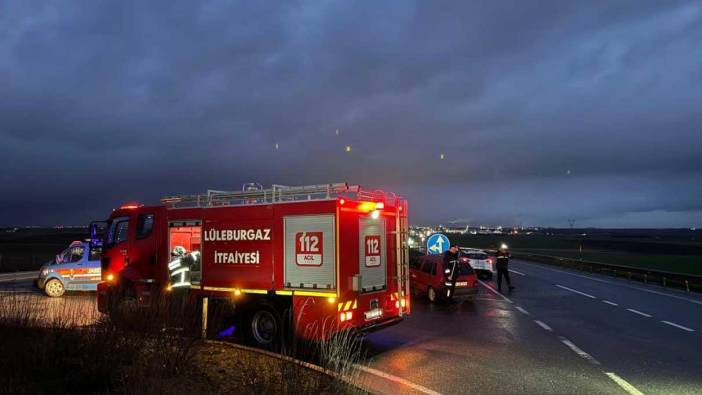 Lüleburgaz’da trafik kazası: 1 yaralı