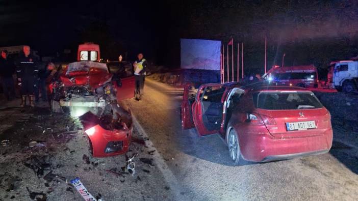 Adana'da otomobil kamyon ile çarpıştı: 1 ölü