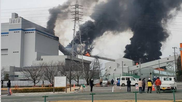 Japonya’da bir termik santralde korkutan patlama!