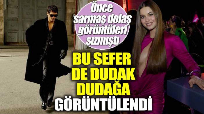 Önce sarmaş dolaş görüntüleri sızmıştı! Afra Saraçoğlu ve Mert Ramazan Demir bu sefer de dudak dudağa görüntülendi