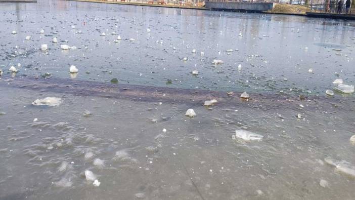 Iğdır'da soğuk hava etkili oldu! Havuzlar ve çeşmeler dondu