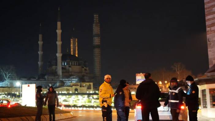 Edirne'de alkolü sürücülere ceza yağdı