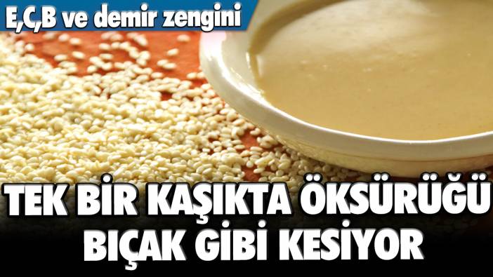 E,C,B ve demir zengini: Tek bir kaşıkta öksürüğü bıçak gibi kesiyor