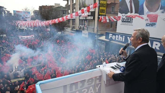 Yenimahalle'de coşkulu kalabalık: Mansur Yavaş'tan miting gibi SKM açılışı