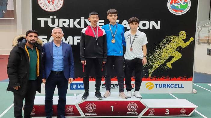 Diyarbakırlı sporcu Türkiye birincisi oldu