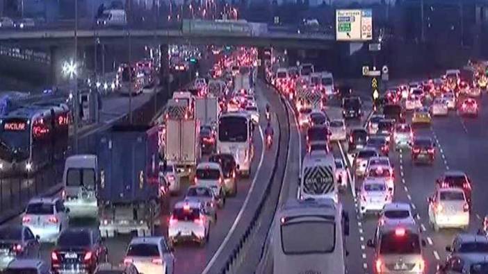 İstanbul'da trafik yoğunluğu