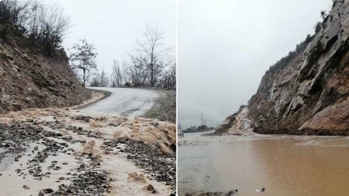 Artvin'de heyelan nedeniyle yollar kapanmıştı! Ulaşıma açıldı