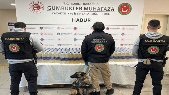 Habur Gümrük Kapısı'nda ele geçirildi! 345 kilo