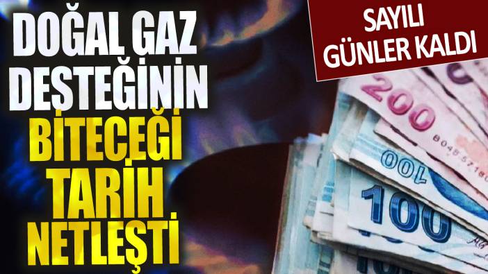 Vatandaşlar kara kara düşünüyor: Doğal gaz desteğinin biteceği tarih netleşti