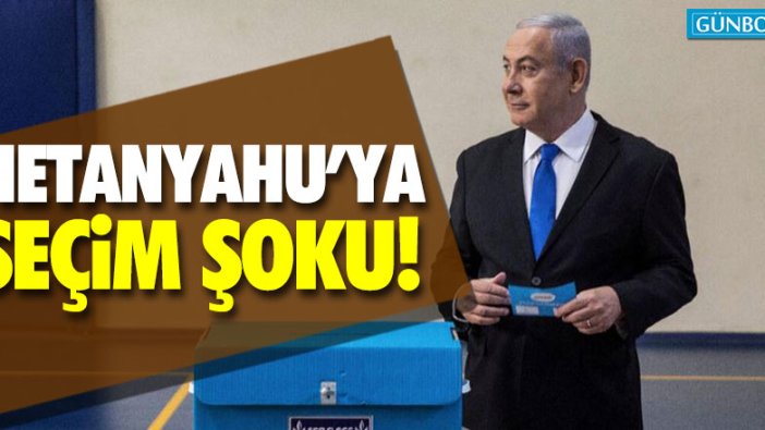 Netanyahu'ya seçim şoku