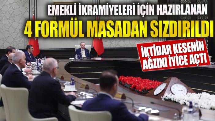 Emekli ikramiyeleri için hazırlanan 4 formül masadan sızdırıldı! İktidar kesenin ağzını iyice açtı…Milyonlarca emekliye müjde