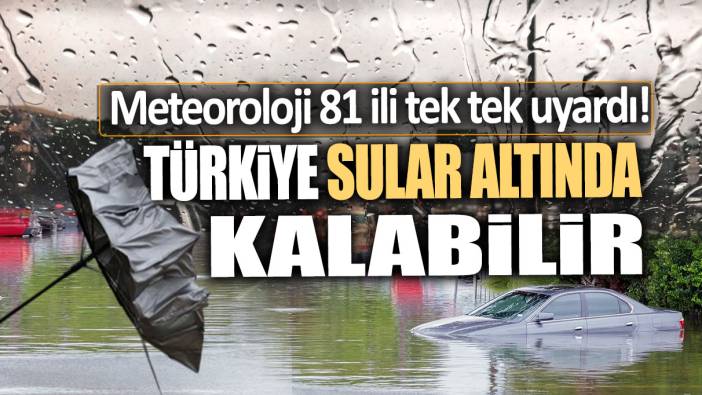 Meteoroloji 81 ili tek tek uyardı: Sel ve çığ tehlikesine dikkat!