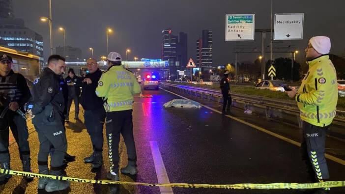Şişli'de bariyerlere çarpan motosiklet sürücüsü hayatını kaybetti