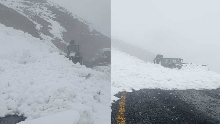 Şırnak’ta çığ düşen yol ulaşıma açıldı