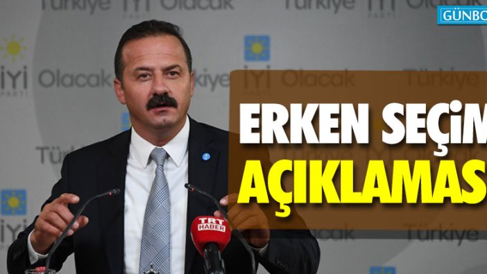 İYİ Parti'den erken seçim açıklaması