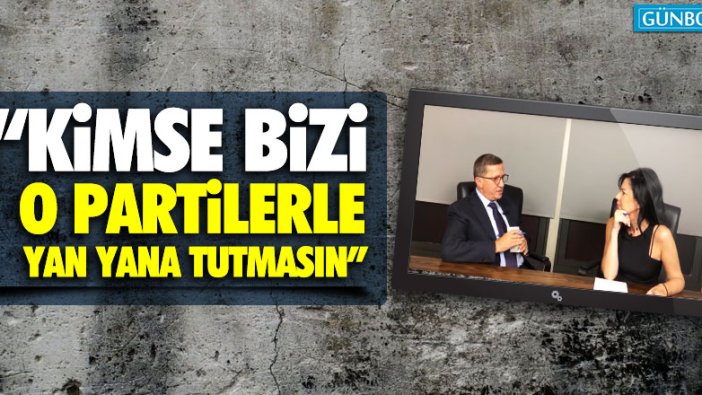 İYİ Partili Türkkan: "Kimse bizi o partilerle yan yana tutmasın"