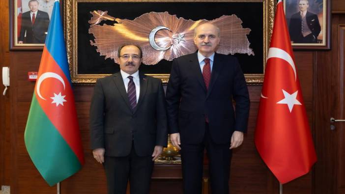 TBMM Başkanı Kurtulmuş, Türkiye'nin Bakü Büyükelçiliğini ziyaret etti