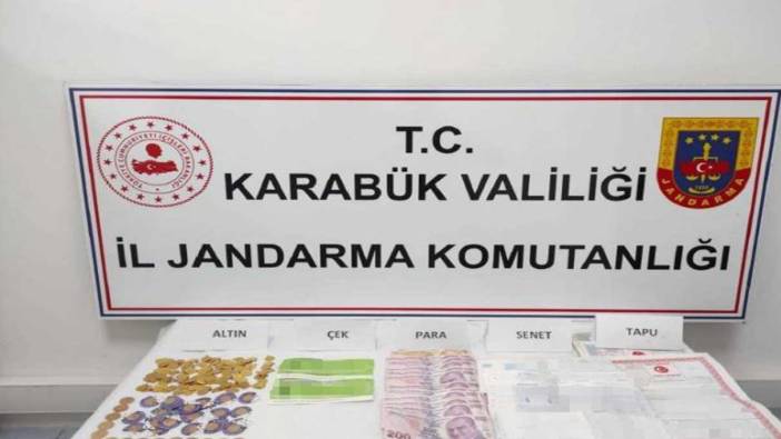 Karabük'te tefecilik operasyonu: 1 gözaltı