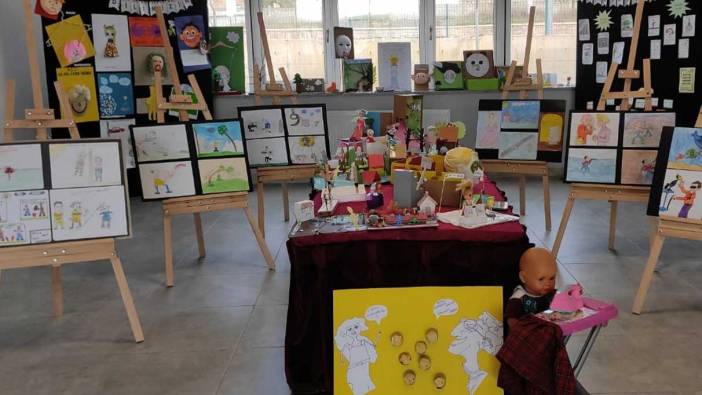 Öğrenciler, yaptıkları eserlerle kültürel miraslarına sahip çıkıyor