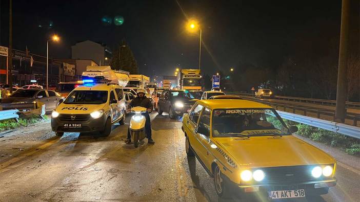 Kocaeli’de zincirleme kaza! 3 yaralı