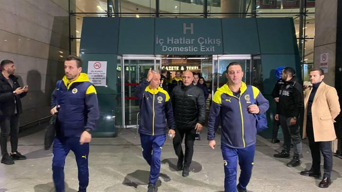 Fenerbahçe kafilesi Ankara’ya geldi