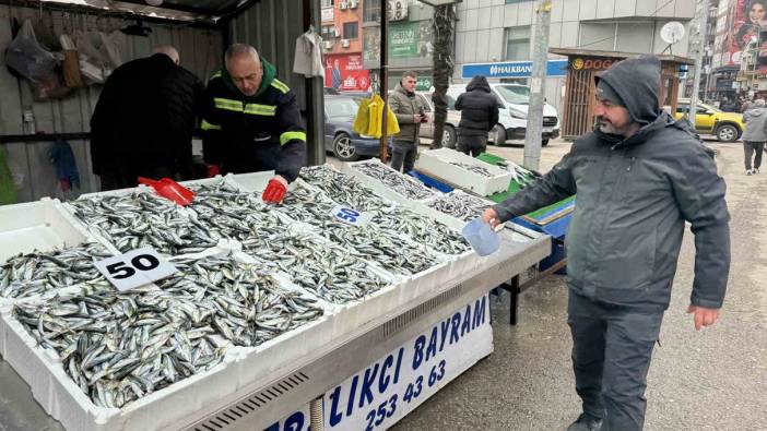 Fiyatı 50 liraya düşen istavrite yoğun ilgi