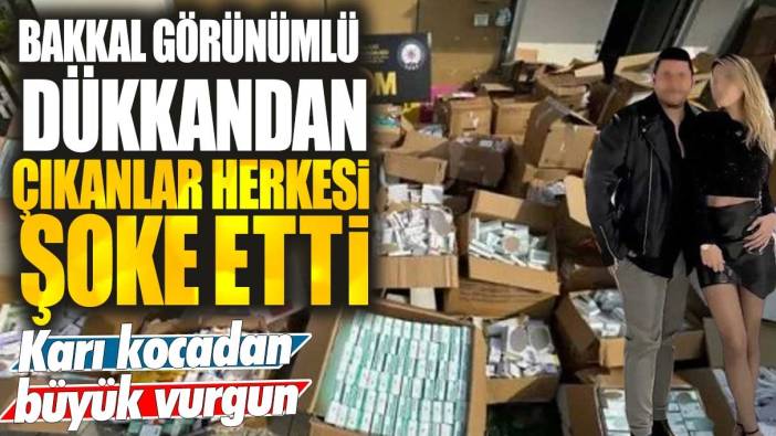 Adana’da karı kocadan büyük vurgun bakkal görünümlü dükkandan çıkanlar herkesi şoke etti