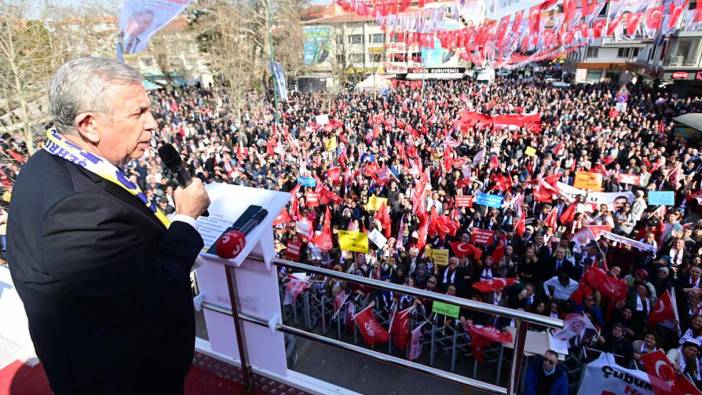 Yavaş’a Çubuk’ta yoğun ilgi: Ankara artık mutlu