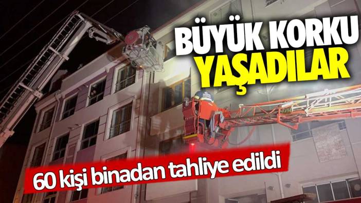 Apartmanın garajında başlayan yangın korkuttu!