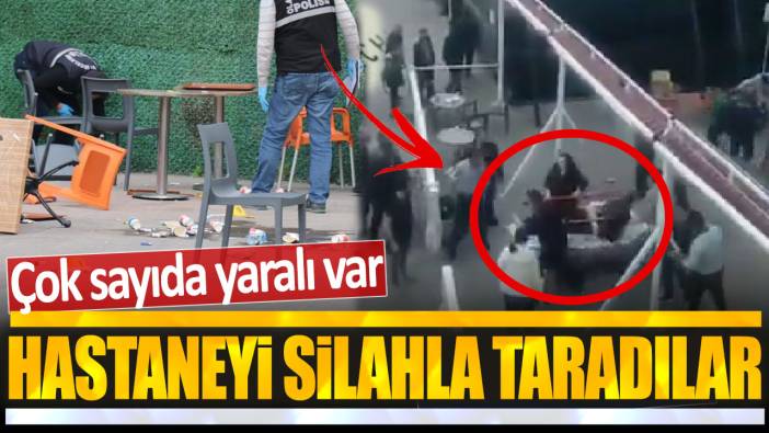 Son dakika... Hastaneyi silahla taradılar çok sayıda yaralı var