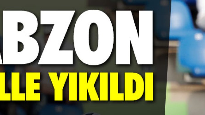 Trabzonspor tek golle yıkıldı