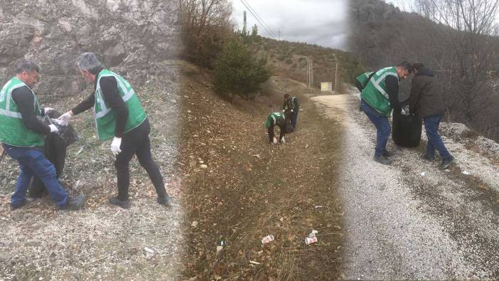 Tokat'ın Almus ilçesi çevre temizliği için harekete geçti