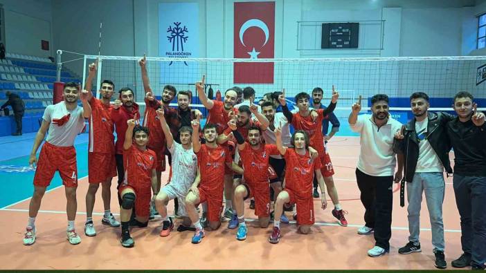 Aşkale Voleybol Takımı bir üst turda