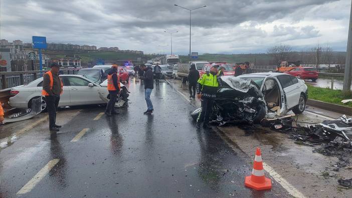 Tekirdağ’da feci kaza: 1 ölü, 2 yaralı