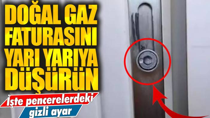 Doğal gaz faturasını yarı yarıya düşürün: İşte pencerelerdeki gizli ayar