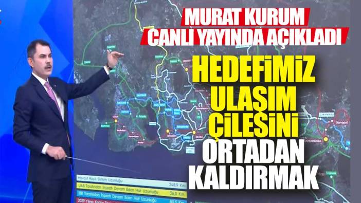 Murat Kurum: Hedefimiz ulaşım çilesini ortadan kaldırmak