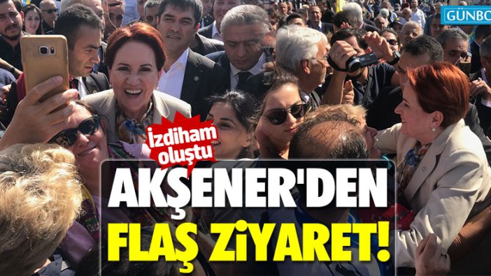 Meral Akşener İstanbul’da üye kampanyasına katıldı