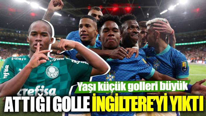 Yaşı küçük golleri büyük! Futbolcu Endric attığı golle İngiltere’yi yıktı