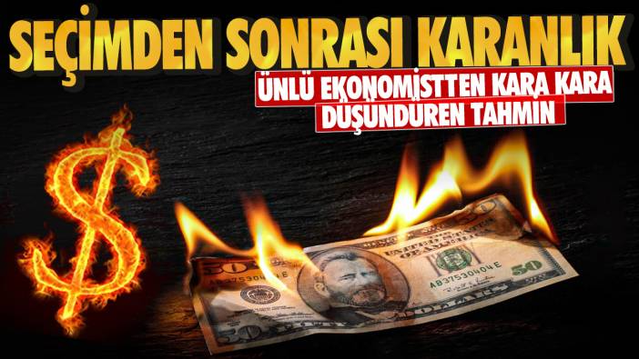 Ünlü ekonomistten kara kara düşündüren tahmin! Seçimden sonrası karanlık