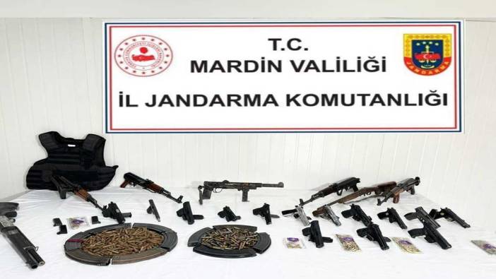 Mardin'de silah kaçakçılığı operasyonu: 8 tutuklama