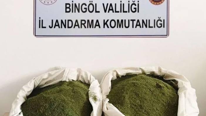 18,5 kilo toz esrar ele geçirildi