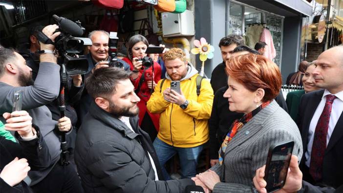 Meral Akşener'den Eskişehir’de esnaf ziyareti