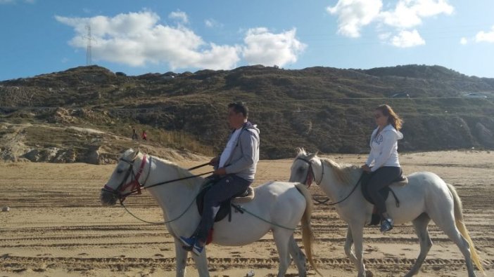 Kısırkaya Halk Plajında renkli görüntüler