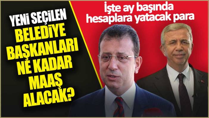 Yeni seçilen belediye başkanları ne kadar maaş alacak: İşte ay başında hesaplara yatacak para