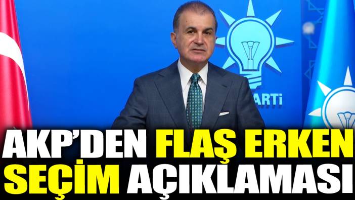 Seçim sonrası ilk AKP MYK toplantısı! Ömer Çelik'ten erken seçim tartışmalarına yanıt