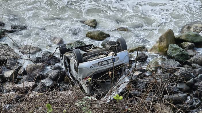 Giresun’da otomobil denize uçtu: 1 ölü